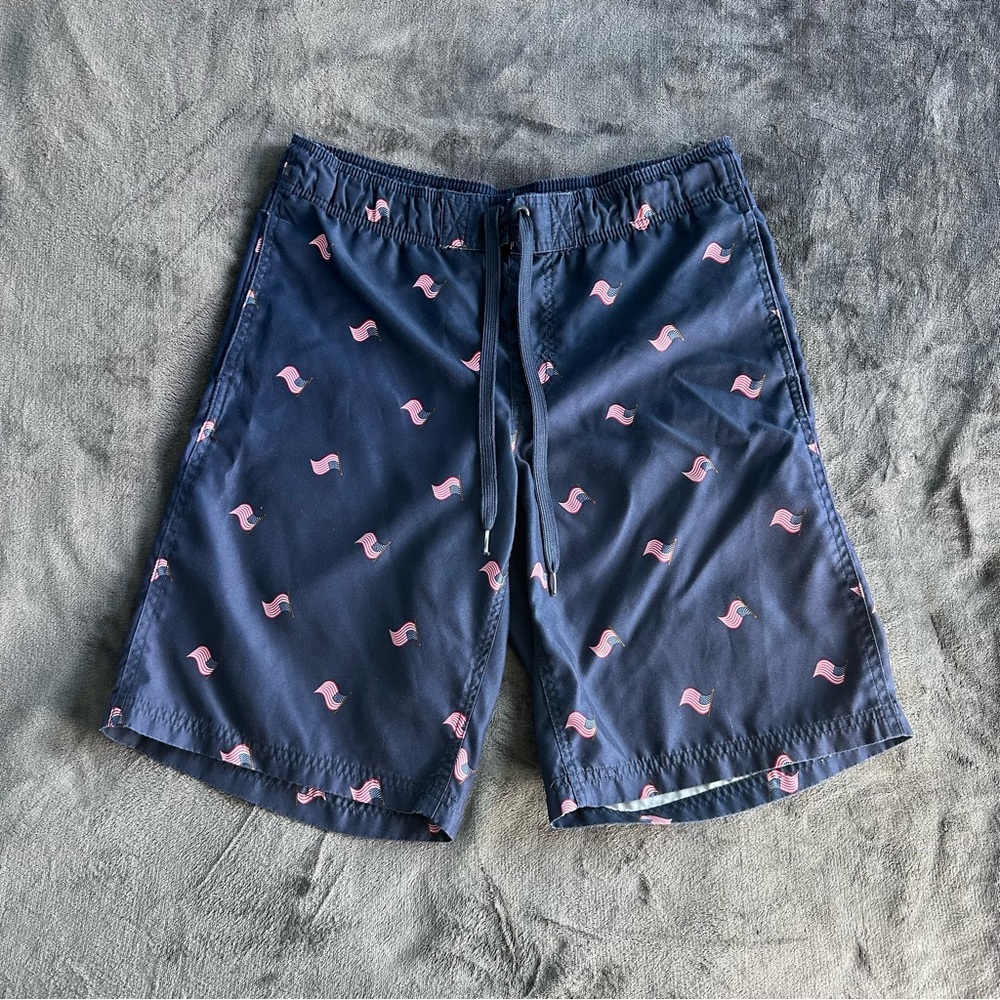 © Men’s United States Flag Swim Trunks